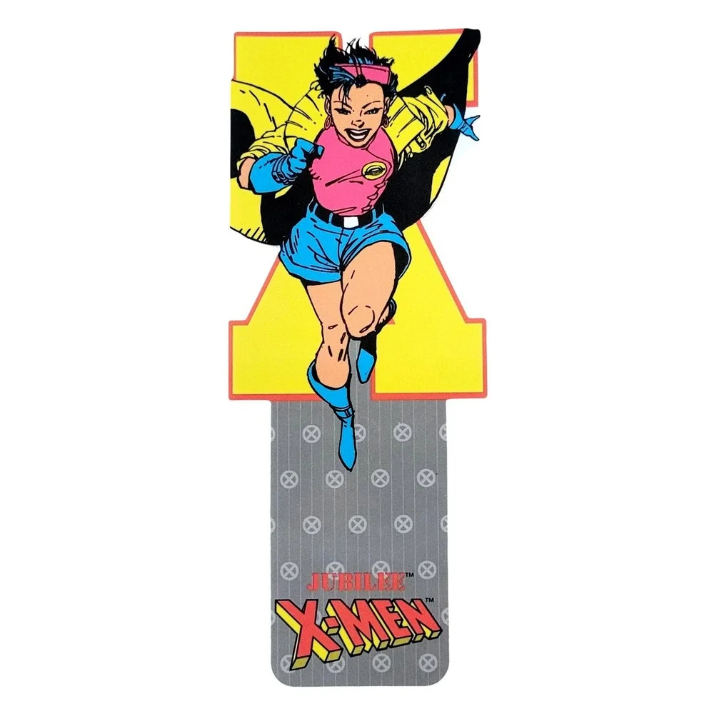 Vintage 90s X-Men Jubilee Bookmark, die-cut, Marvel, USA, 1994, Antioch KS 32387